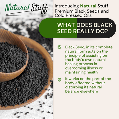Natural Stuff Premium Black Seed Oil, 100% Natural, The Universal Remedy 50ml