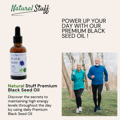 Natural Stuff Premium Black Seed Oil, 100% Natural, The Universal Remedy 50ml