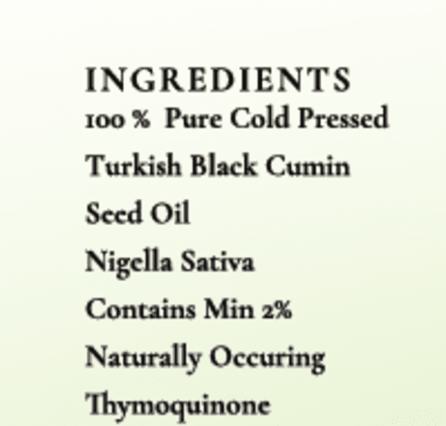 Natural Stuff Premium Black Seed Oil, 100% Natural, The Universal Remedy 50ml